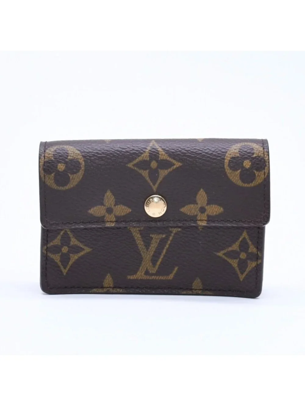 Louis Vuitton Porte Monnaie Arcodian Monogram Canvas Brown Coin Purse Card Case